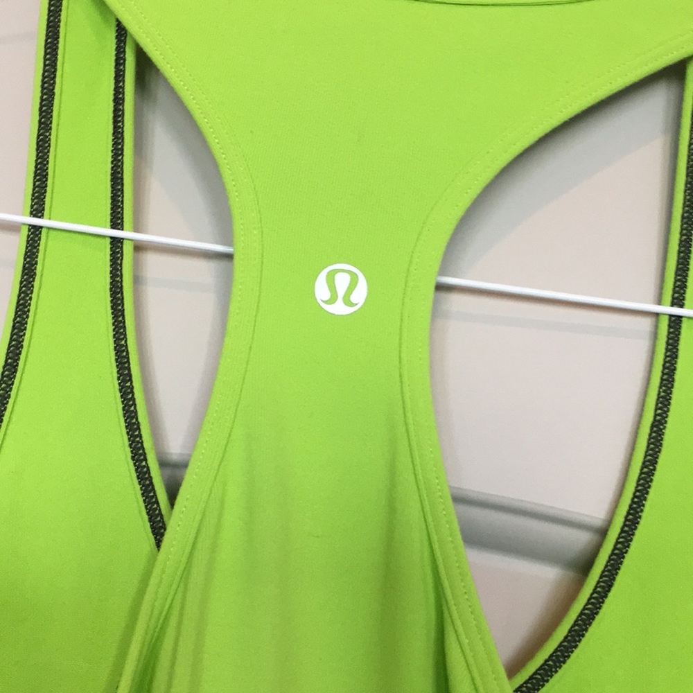 Lululemon Green Racerback Top - Picture 3 of 3